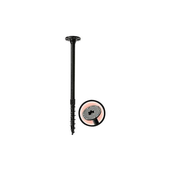Wood Screw, 5 in, Stainless Steel